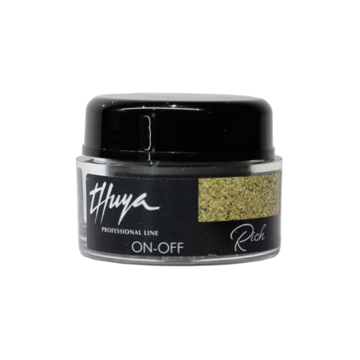 GEL ON-OFF RICH GLITTER 5GR THUYA - Imagen 1